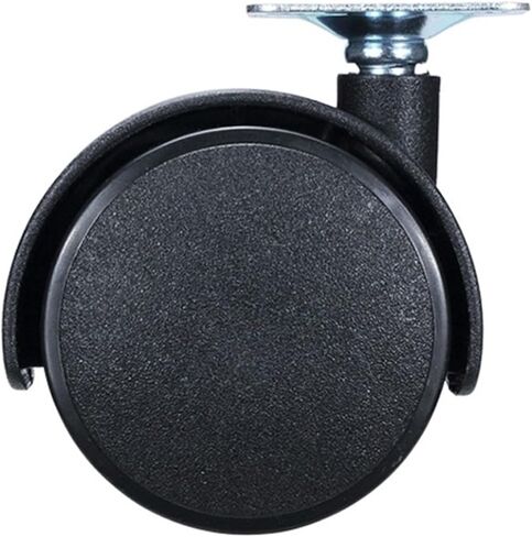 4Pcs Furniture Caster Plate Without Brake Swivel Castor Wheels Replace Trolley Cart Roller Black(30mm) in Saudi Arabia