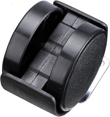 4Pcs Furniture Caster Plate Without Brake Swivel Castor Wheels Replace Trolley Cart Roller Black(30mm) in Saudi Arabia