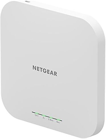 NETGEAR Cloud Managed Wireless Access Point (WAX610PA) - WiFi 6 Dual-Band AX1800 Speed | Up to 200 Client Devices | 802.11ax | Insight Remote Management | PoE+ Powered or Included AC Adapter in Saudi Arabia