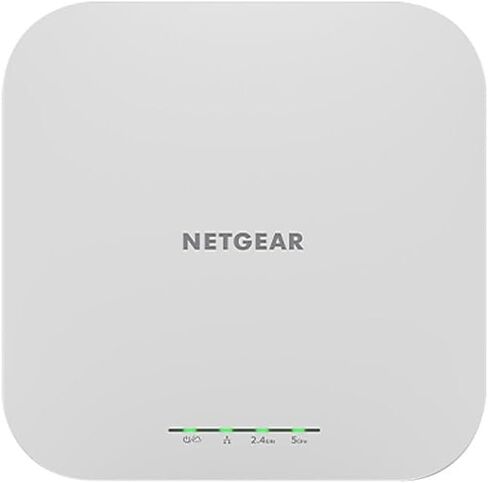 NETGEAR Cloud Managed Wireless Access Point (WAX610PA) - WiFi 6 Dual-Band AX1800 Speed | Up to 200 Client Devices | 802.11ax | Insight Remote Management | PoE+ Powered or Included AC Adapter in Saudi Arabia
