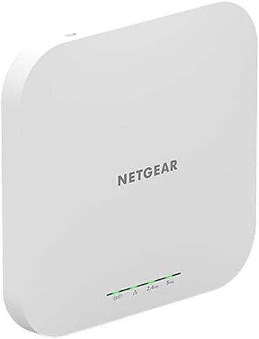 NETGEAR Cloud Managed Wireless Access Point (WAX610PA) - WiFi 6 Dual-Band AX1800 Speed | Up to 200 Client Devices | 802.11ax | Insight Remote Management | PoE+ Powered or Included AC Adapter in Saudi Arabia
