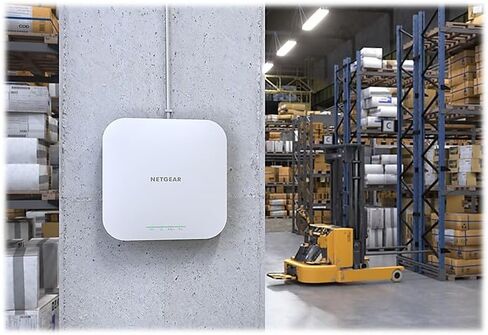 NETGEAR Cloud Managed Wireless Access Point (WAX610PA) - WiFi 6 Dual-Band AX1800 Speed | Up to 200 Client Devices | 802.11ax | Insight Remote Management | PoE+ Powered or Included AC Adapter in Saudi Arabia