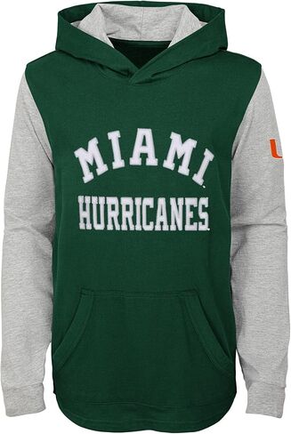 Outerstuff Kids (4-7) NCAA The Legend Lightweight Pullover Hoodie, Green, Unisex, Kids, Hoodie, SWEATSHIRT in Saudi Arabia