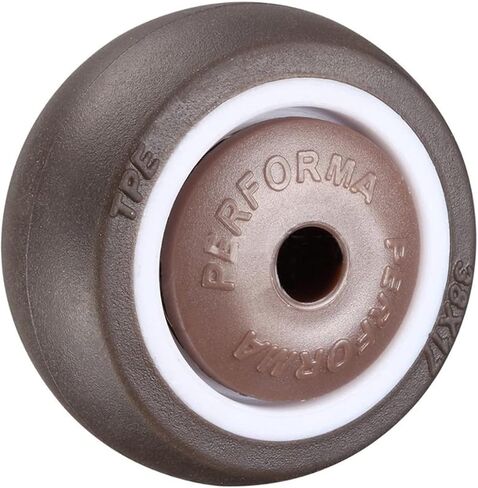 4Pcs/Set Heavy Duty Swivel Stem Rubber Caster Wheels M10 X 25mm Locking Casters 50mm(Set 2) in Saudi Arabia