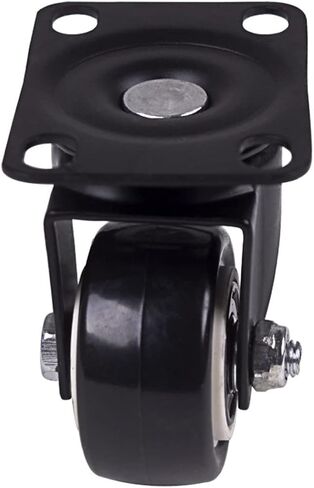 4Pcs/lot Black Swivel 2 Inch Dia Castor Wheels Trolley Furniture Caster Heavy Duty 616 Lb in Saudi Arabia
