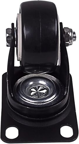 4Pcs/lot Black Swivel 2 Inch Dia Castor Wheels Trolley Furniture Caster Heavy Duty 616 Lb in Saudi Arabia