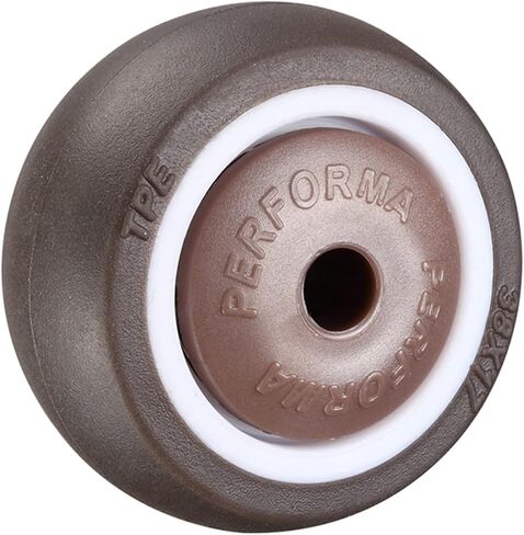 4pcs 1.5 بوصة TPE 8x20mm Ultra Rubber Wheel Brake Brake Furniture Wheel with with screat (C15) in Saudi Arabia