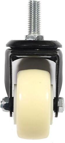4Pcs 41mm Heavy Duty 180kg Black Swivel Castor Wheels Trolley Durable Furniture Caster Nylon(B15) in Saudi Arabia