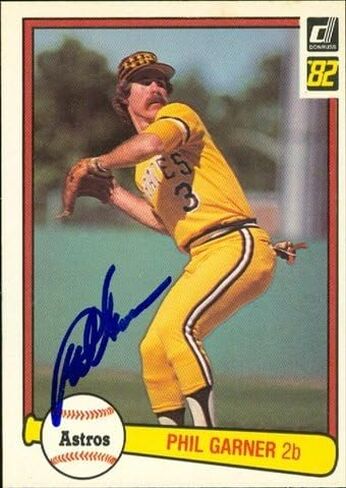 Autograph Warehouse 46524 Phil Garner Autographed Baseball Card Pittsburgh Pirates 1982 Donruss No .544 in Saudi Arabia