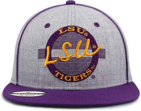 The Game NCAA Licensed, LSU Tigers Flat Brim Snapback Hat in Saudi Arabia