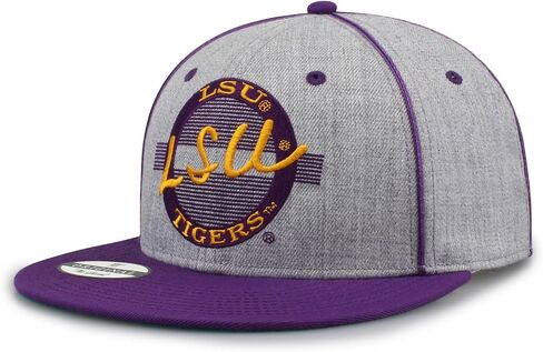 The Game NCAA Licensed, LSU Tigers Flat Brim Snapback Hat in Saudi Arabia