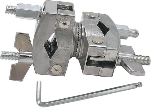 Drum Multi Angle Clamp Rotating Drum Set Cymbal Stand Expansion Mounting Clamp Mount Hardware for 1/2'' to 1'' inch Pipes in Saudi Arabia