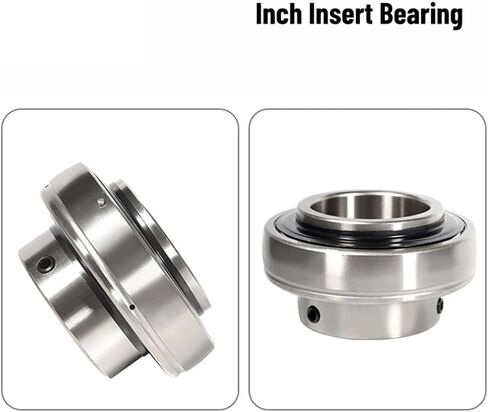 1pcs inch inch cravical extrical uc201-8 1/2 12.7mm UC202-10S 5/8 UC203-11 11/16 القطر الخارجي 40 مم 47 مم (UC202-10) in Saudi Arabia