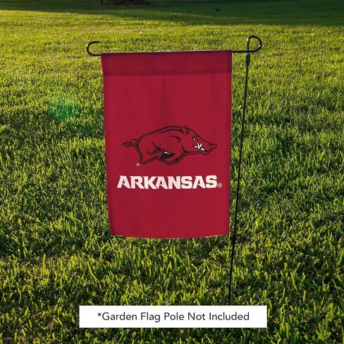 Desert Cactus University of Arkansas UA Garden Flag - 19 × 12 بوصة Arkansas Razorbacks لافتة ، للعرض في الهواء الطلق والأحداث (التصميم هـ) in Saudi Arabia