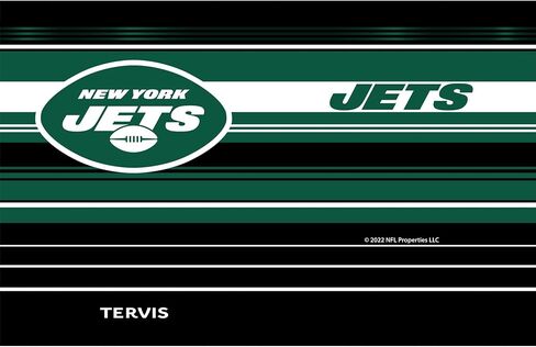 Tervis Traveler NFL New York Jets - خطوط الضجيج ثلاثية كوب سفر معزول مع عزل معزول. in Saudi Arabia