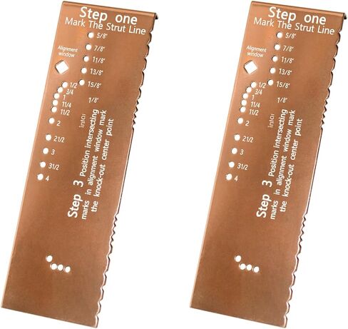 2PCS MM01 أداة تخطيط القناة ، فاصل القناة ، الحفر بمساعدة ، مرقس 1/2 "إلى 4" مواقف خروج المغلوب in Saudi Arabia