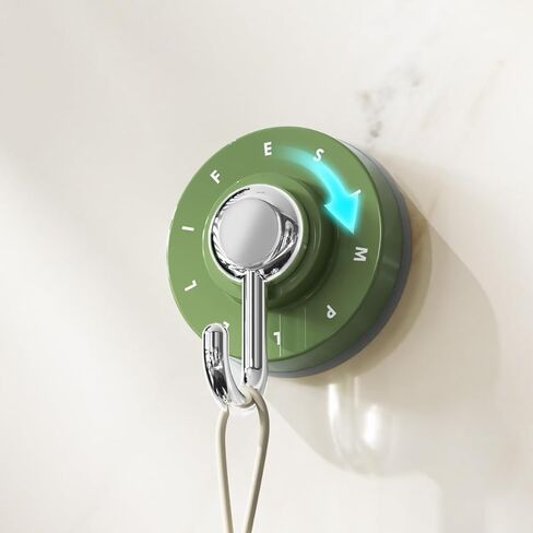 Home & I Cupt Cup Hooks - Heavy Duty ، Heatproof and Resulable Hooks للحمام والمطبخ - قابلة للتعديل ، 2 عبوة ، لا توجد أدوات مطلوبة (2 عبوة) in Kuwait