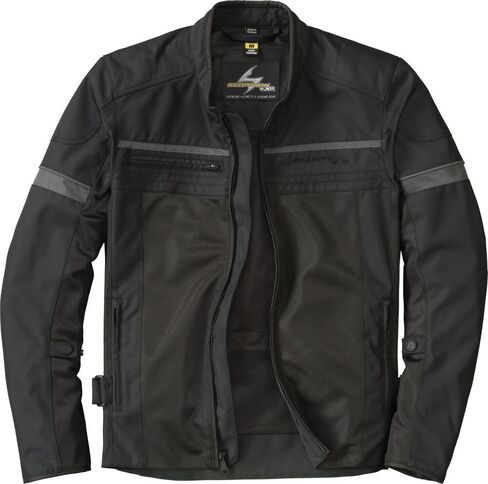 ScorpionEXO Cargo Air Men's Lightweight Mesh Motorcycle Riding Jacket Abrasion Resistant with CE-Rated Armor and Cargo Bag (Black - Large) in Saudi Arabia