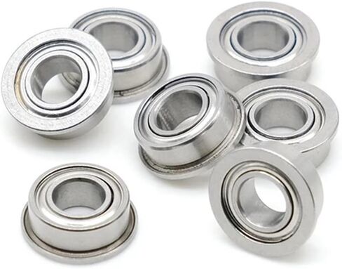 MF106ZZ Flange Bearing 6x10x3mm Miniature Flanged MF106 Z ZZ Ball Bearings 10Pcs in Saudi Arabia