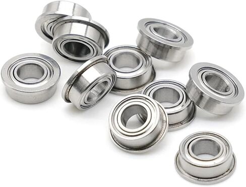 MF106ZZ Flange Bearing 6x10x3mm Miniature Flanged MF106 Z ZZ Ball Bearings 10Pcs in Saudi Arabia