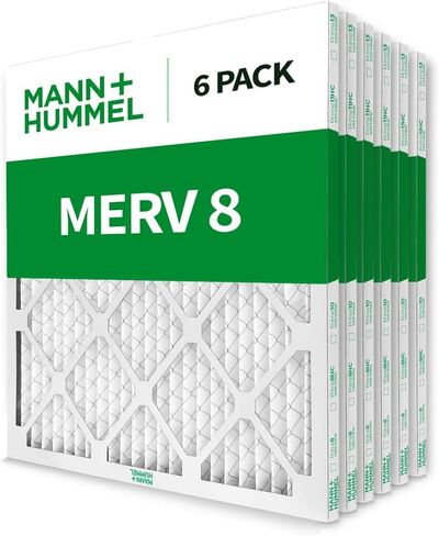 20x20x4 MERV 8 مطاطية HVAC AC FURNACE مرشحات الهواء. 3 حزمة. (الحجم الدقيق: 19.5 × 19.5 × 3.75 بوصة) in Saudi Arabia