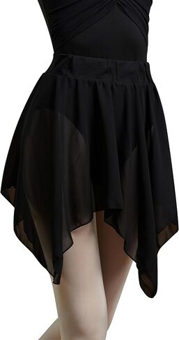 LingTing Women Dance Chiffon Balle Skirt in Saudi Arabia