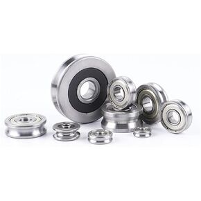 10PCS Straightening Mixed Wheel Over Line with Groove Bearing U6002 15X32X9MM Pulley U Groove Type(U6002-2-0.8) in Saudi Arabia