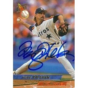 Doug Drabek autographed Baseball Card (Houston Astros) 1993 Fleer Ultra No.392 in Saudi Arabia