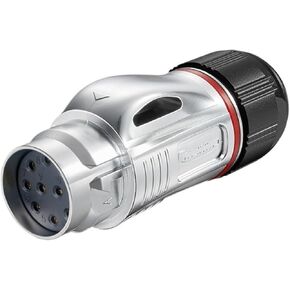 مقبس BD24 Metal Aviation Socket 10-core إشارة الطاقة السريعة IP68 الموصل الصناعي (شفة الرسمية) in Kuwait