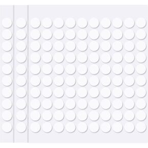 600pcs Foam Dual-Adhesive Dots, Self-Adhesive Mini Foam Dot Circles, Round EVA Tape for Wall Decoration Poster Greeting Cards Birthday Cards Invitation DIY Crafts- White in Kuwait