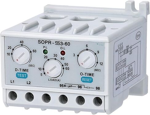 SOPR-SS3-220 حامي محرك ترحيل الحمل الزائد (الأمم المتحدة: 90-260VAC) 1PCS (10-120a) in Saudi Arabia
