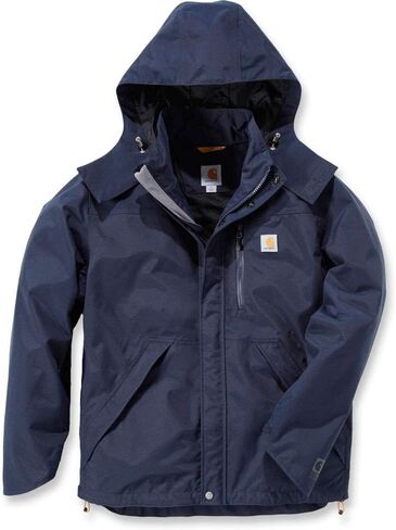 Carhartt Men's Big & Tall Shoreline Jacket Waterproof Breathable Nylon,Black,XXX-Large in Saudi Arabia