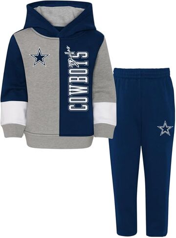 Outerstuff NFL Dallas Cowboys Navy Toddler 2T-4T مرخص رسميًا من الشعار الأساسي in Kuwait