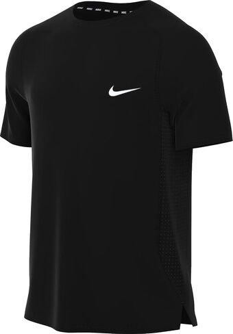 Nike Flex Rep Men's Dri-FIT Short-Sleeve Fitness Top (Black/White, FN2979-010) Size Large in Saudi Arabia