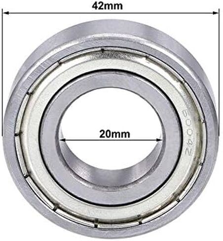 Power Transmission Products 2pcs Motor Grade Bearings 6004ZZ Deep Groove Ball Rolling Bearings 6004-ZZ 20x42x12mm Bearing Steel Ball Bearings in Saudi Arabia