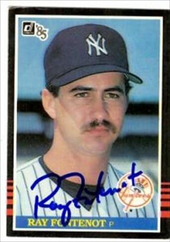Autograph Warehouse 41547 Ray Fontenot Autographed Baseball Card New York Yankees 1985 Donruss No. 248 in Saudi Arabia
