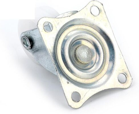 4pcs 10kg عجلات دوارة عالمية 1 بوصة العجلات Castor White Pp Nylon Dual Roller Wheel in Saudi Arabia