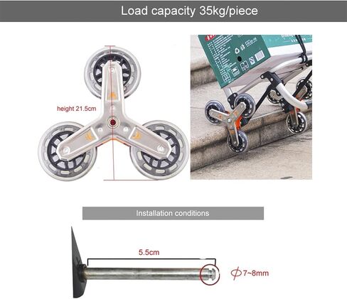 2PCS Trolley Casters Luggage Suitcase Rollers Replacement Wheels Pulley Sliding Rollers(Black) in Saudi Arabia