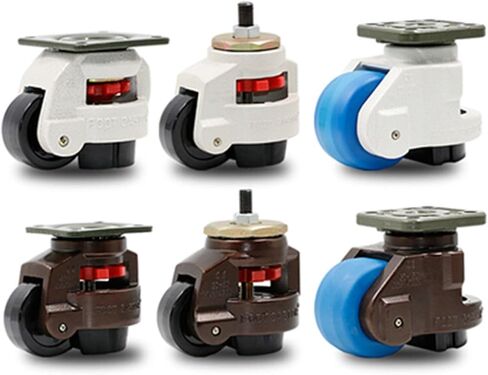 GD-40F 60F 80F Load 500KG Level Adjustment Wheel Casters Flat Support(1PCS GD-100S) in Saudi Arabia