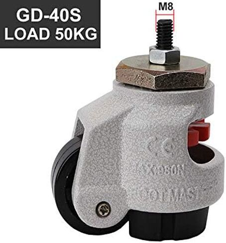GD-40S 60S 80s عجلات عجلات تعديل المستوى الثقيل مع عجلات صناعية قابلة للخيوط 1pcs (GD-80s) in Saudi Arabia