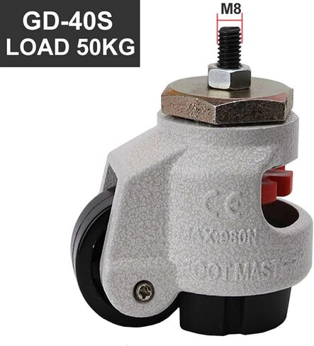 Heavy Duty Level Adjustment Caster/Wheel with Thread Ajustable Industrial Casters 1Pcs(GD-60S) in Saudi Arabia