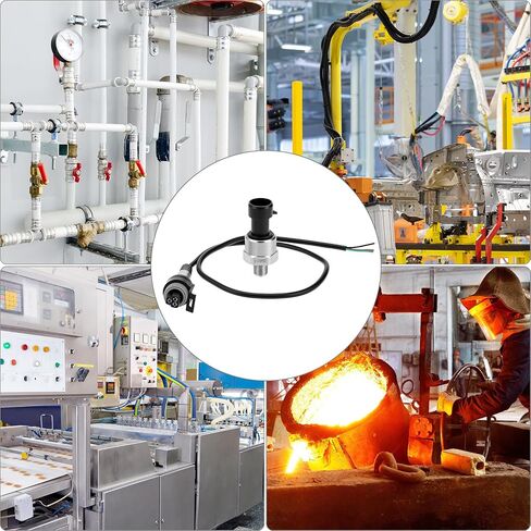 Qwork150 رطل/بوصة مربعة ، مرسل مستشعر محول ضغط زيت الوقود 1/8 "-27 npt مع مجموعة تسخير ، إخراج 0.5V-4.5V in Kuwait