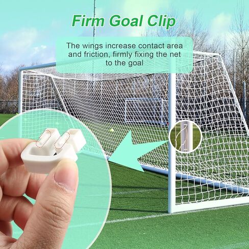 مقاطع صافية لكرة القدم المثالية للهدف ، مقاطع كرة القدم على أنظمة Net Systems - متينة Nylon Soccer Lock Clips ، وملحقات التدريب والاستبدال in Kuwait
