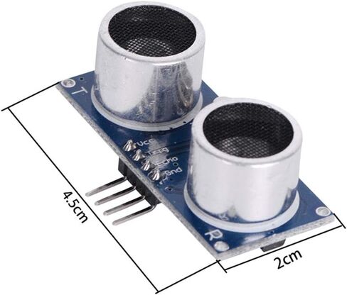 2PCS HC-SR04 Ultrasonic Sensor Module Ultrasonic ranging Module with 2PCS Housing Mounting Bracket + 10P Female to Female and 10P Male to Female Jumper Cable for Arduino in Kuwait