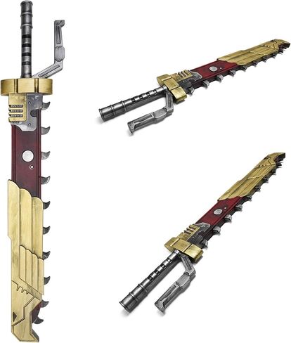 40 '' Fantasy Wh40k War Chainsaw Hammer Foam Sword مثالية لحفل حدث أزياء ألعاب Videog in Kuwait