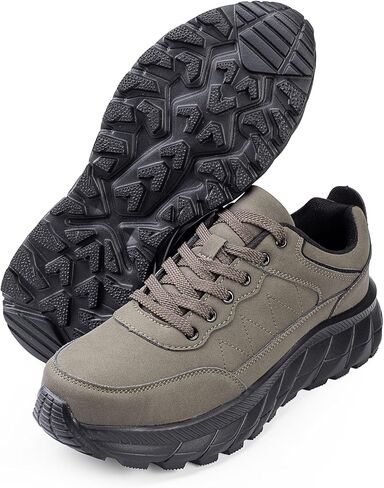 Mr.Right Men's Walking Hiking Shoes Lightweight Non Slip Work Sneakers for Outdoor Comfort in Saudi Arabia
