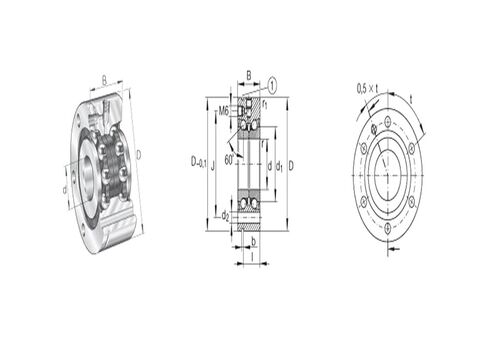 1pcs تحمل ZKLF257575-2RS 25x75x28 ZKLF2575 محاور كرة التلامس الزاوية المحورية اتجاه مزدوج لتركيب المسمار in Kuwait
