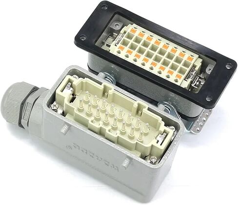 شظايا موصل الشظايا الثقيلة الشظايا الشظايا 6.10.16.24 Core Industrial Industrial Aviation Socket Pluge 500V 16A (32Core Side Out) in Saudi Arabia