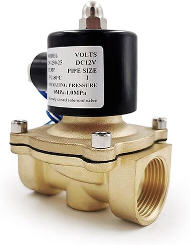 DN15 DN20 DN25 BRASS ELECTRAL SLENOID VALVE 1/2 quot ؛ 3/4 quot ؛ 1 quot ؛ عادةً ما يتم إغلاق الهوائية للهواء المائي 12 فولت 24V 220V 1PCs (DC12V ، 0.5 بوصة) in Saudi Arabia