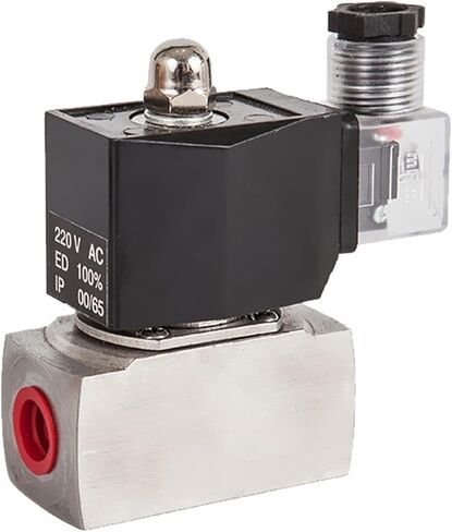 Piston Type Antiseptic Acid Solenoid Valve,Stainless Steel Normally Closed Water Liquid Oil Gas Steam 2 Way Valves, 150 C 1Pcs(AC 24V,1 Inch) in Saudi Arabia